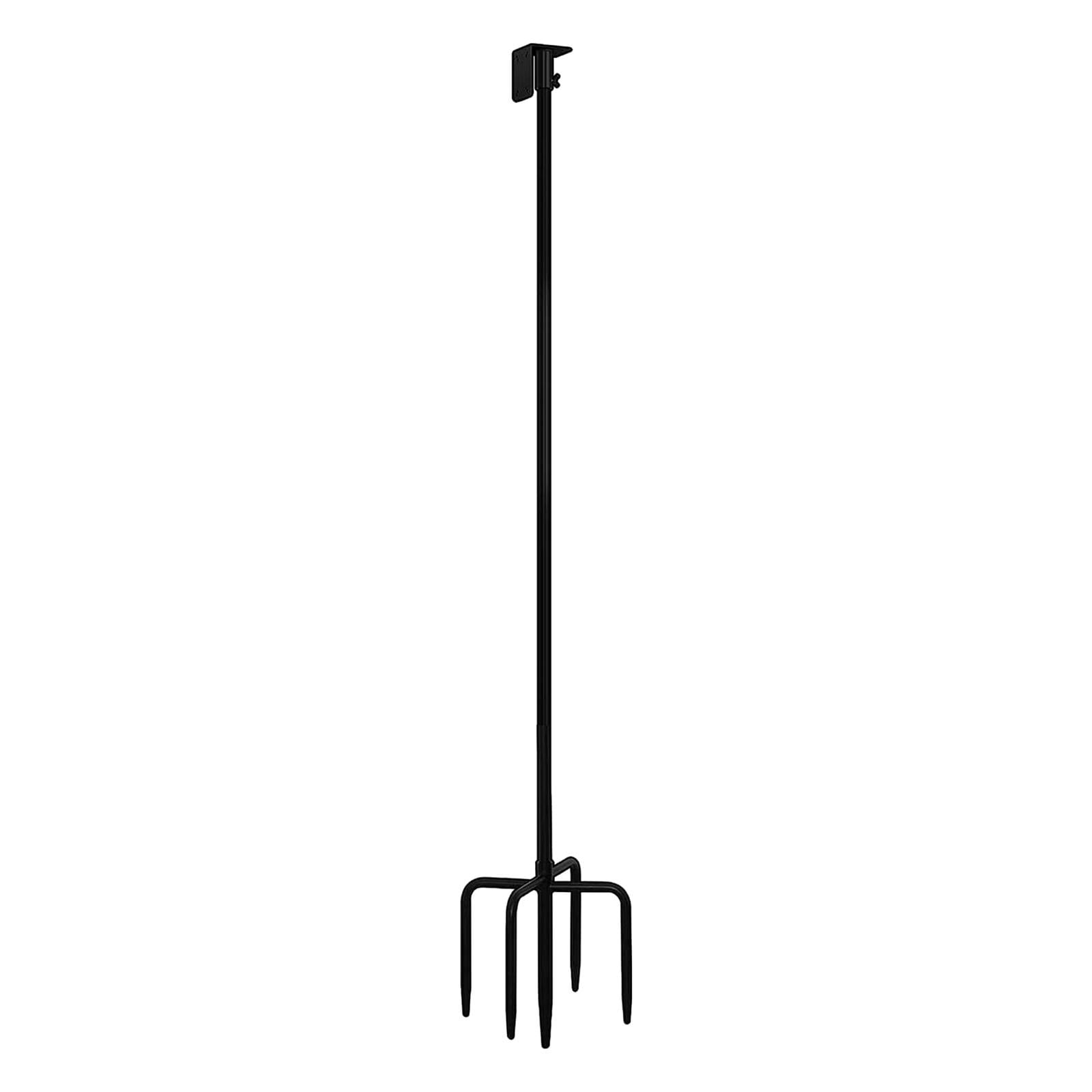 Zxpjkyu Bird House Mount Pole set Bird Station Pole Birds Metal Post Support Ground Bird