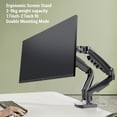 thumbnail image 3 of Double Screen Stand, 19.8lbs Per Arms Telescopic Double Screen Desk Mount Rotating  for Gaming, 3 of 7