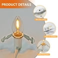 thumbnail image 3 of LAICAIW 2 Pack C7 0.6W 2700K Featuring Standard E12 LED Bulb Candelabra Base Christmas Village Light Accessory Cord with 2 LED Light Bulb, 3 of 7