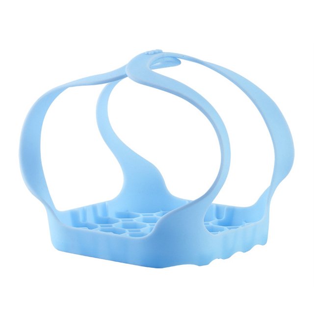 CAROOTU Portable Nonstick Silicone Roasting Roast Pork Fish Rack Trivet Cooking Steamer
