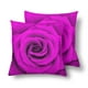 GCKG Belle Taie d'Oreiller Closeup Rose Coussin Couvre 18x18 Pouces Set de 2 – image 1 sur 3