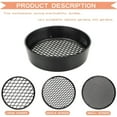 thumbnail image 4 of 3Pack Sifting Pan Outdoor Gold Panning Soil Sifter Garden Sieve Mesh Garden Mini Sifting Pan Soil Sand Sieve for Outdoor, 4 of 6