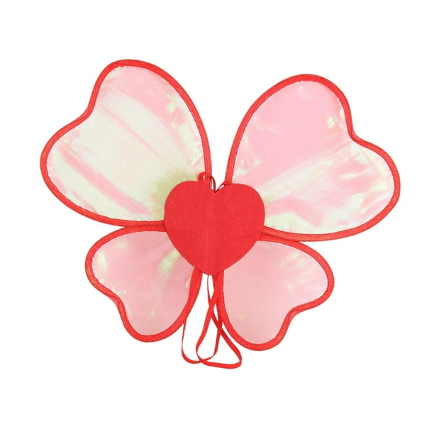 Alas de mariposa para niñas, accesorios de disfraz para carnaval, día de San Valentín Organdí