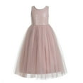 thumbnail image 4 of Ekidsbridal Crossed Straps A-Line Flower Girl Dress Junior Bridesmaid Evening Formal Gown Pageants 177 12, 4 of 7