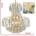 thumbnail image 2 of K9 Crystal Chandelier Modern Luxury Pendant Lamp Ceiling Lamp Fixture Gold, 2 of 12