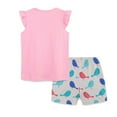 thumbnail image 3 of Hienoo Infant Girls Bird Print T-Shirt and Shorts Outfits Summer Clothes Set, Size 1-7, 3 of 6