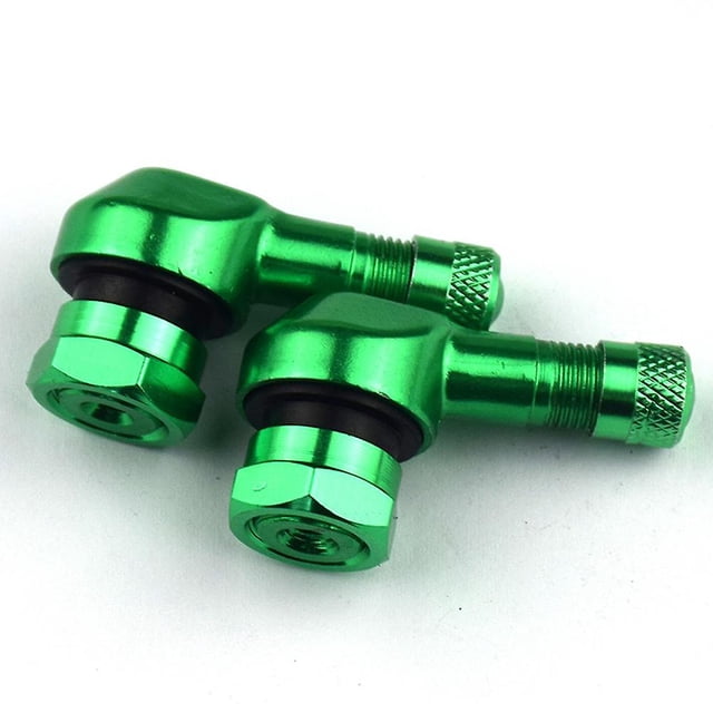 2pcs Motorcycle Tire Valve Cnc Aluminum Alloy 90 Degree Angle Ncy Leak-proof Twpo Valve Modified Parts Tire Valves For Tires