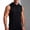 Black, variant on VgaVtl Big and Tall Men Tank Top Hooded Summer Tops for Men Plain Sleeveless Leisure White Quick Drying Fitness Tops