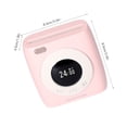 thumbnail image 3 of Pocket Printer BT Wireless Thermal Printer Portable Mobile Printer 300dpi for Photo Picture Receipt Memo Note Label Sticker with Clock Function Compatible with Android iOS Windows, 3 of 7
