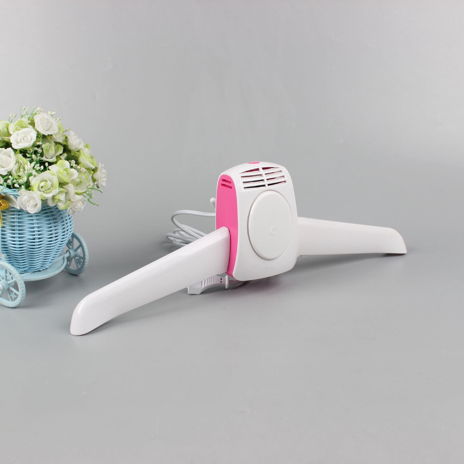 Portable Electric Clothes Dryer Hanger, Multifunctional Drying Rack with Shoe Attachments, Travel Dryer for Clothes and Shoes