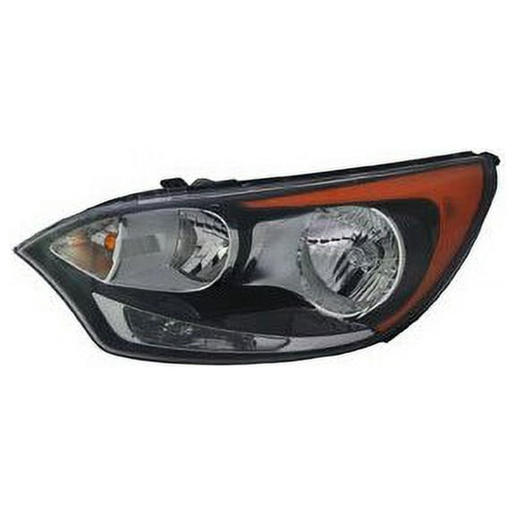 Left Headlight Assembly - Compatible with 2012 - 2017 Kia Rio Hatchback 2013 2014 2015 2016