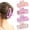 style 2, variant on Iridescent Large Hair Claw Clips, 4inch Acetate  Hold  Hollow Rectangle Claw Clips, Aesthetic Holographic Opal Jaw Clips for Thick Long Hair Women 4pack