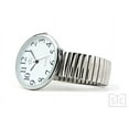 thumbnail image 5 of STC Montre Argentée Super Grand Visage Facile à Lire Bracelet Extensible - Argent, 5 of 5