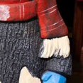 thumbnail image 5 of Alpine Corporation Indoor and Outdoor Wooden Christmas Snowman Statue, 5 of 6
