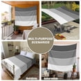 thumbnail image 6 of Black Grey Striped Tapestry for Bedroom Wall Hanging Tapestry, Farmhouse Modern Ceiling Backdrop Tapestries Poster Blanket Wall Decor for Teens Room Living Room Dorm 51" x 59", 6 of 8