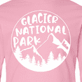 thumbnail image 4 of Inktastic Glacier National Park Montana Mountains Long Sleeve Youth T-Shirt, 4 of 5
