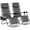 Gray, variant on Memoryfield Zero Gravity Chair Set of 2, Outdoor Patio Lounge Chairs with Pillow & Cup Holder Tray, Chairs for Beach, Deck, Yard, Garden, Multicolor