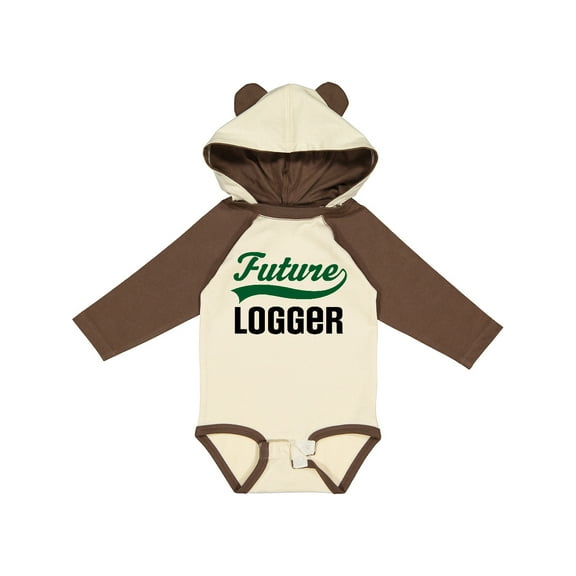 Inktastic Logging Future Logger Boys Long Sleeve Baby Bodysuit