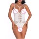 thumbnail image 4 of Lencería sexy, pijamas sexy transparentes de malla en V profunda, honda elástica de una pieza Fridja nalpqowj12102, 4 of 9