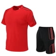 thumbnail image 4 of Tracksuit Men Set Mens 2 Pieces Sets Summer Casual Clothing Fitness Tracksuits Set, 4 of 4
