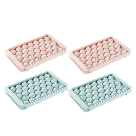 

4Pcs Household Ice Ball Makers Professional Ice Hockey Molds Convenient Ice Ball Trays