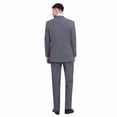 thumbnail image 3 of P&L Men's Suits Classic Fit 2 Piece Business Blazer & Pleated Pants, 3 of 5