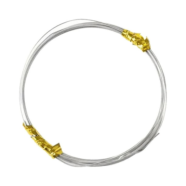 Alambre de Plata de ley 925 BLESIY alambre para cuentas artesanales 08 mm