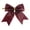Z3-Wine red, variant on 1Pcs Christmas Bow Ornament for Xmas Tree,Ribbons Glitter Bow,3.54 inch Mini Bowknot Christmas Tree Hanging Decoration,for Christmas Wreaths Tree New Year Hanging Decor Craft(Z3-Wine red)