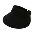 thumbnail image 1 of Visière de Soleil pour Hommes et Femmes, Chapeau Ajustable à Grand Bord, Casquette de Sport à Clip pour Extérieur, Plage, Tennis, Course, UPF 50+, 1 of 6