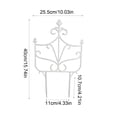 thumbnail image 3 of Flexible Plastic Garden Edging Fence for Flower Bed Border, Pathways, Yard and Landscaping, 3 of 6