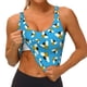 thumbnail image 3 of Fotbe Flying Bees Sujetador Deportivo Largo sin Aros para Mujer con Almohadillas y Soporte Medio, Transpirable y Absorbente, Camiseta Tipo Chaleco o Tank Top-Large, 3 of 8