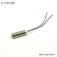 thumbnail image 5 of DC 1.5V 3V 3.7V 5V 6V Waterproof Vibration Motor Mini Micro 7MM Coreless Encapsulated Vibrator Beauty Instrument Toy Massager, 5 of 6