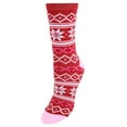 thumbnail image 3 of CTM®  2 Pack Butter and Flat Knit Holiday Sock Combo Set (Women's), 3 of 3