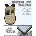 thumbnail image 3 of Light Flight Travel Backpack for Women, 15.6 Inch Laptop Backpack with USB Charging Hole, Water Resistant Black Computer Backpack, 3 of 8