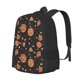 thumbnail image 1 of Fotbe Pizzas Mushrooms Mochila para Hombre y Mujer - Tela Oxford 600D Resistente - Mochila Impermeable de Gran Capacidad para Escuela, Viajes y Senderismo, 1 of 6