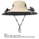 thumbnail image 3 of Sombrero Pesca Al Aire Libre Con Ventilador Solar Ancha para El Hombre Senderismo Camping (caqui), 3 of 3