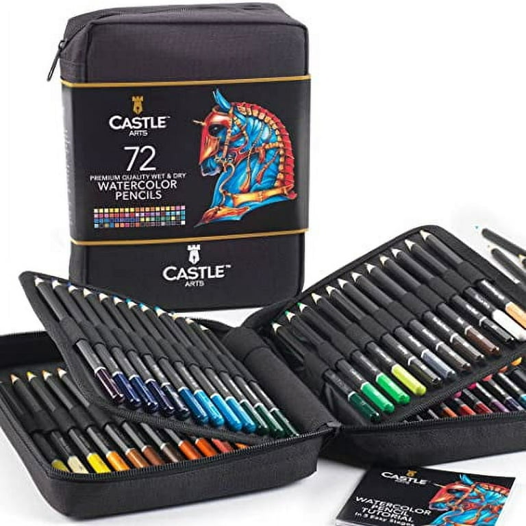 Castle Art Supplies 72 Watercolor Pencils Set