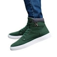 thumbnail image 5 of YLYL Men Sneakers Comfortable High Top Lace up Closed Toe Comfortable Casual Shoes, 5 of 9