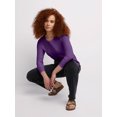 thumbnail image 3 of Hanes Originals Women’s Lightweight Crewneck Cotton Tee with Long Sleeves, Sizes XS-XXL, 3 of 8