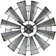 thumbnail image 2 of FirsTime Horloge Murale & Co., 24", Gris Galvanisé, 50083, 2 of 4
