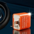 thumbnail image 1 of Peggybuy 12V Frequency Relay Turn Signal Indicator High Power Motorbike Flasher (Orange), 1 of 4
