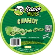 Sapo's Miches Chamoy Rim Rimming Paste Sauce Candy Dip for Drinks, Micheladas, Fruit, 8 oz (Cucumber Lime)