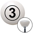 thumbnail image 1 of American Shifter  Black Ball No. 3 White Retro Shift Knob with M16 x 1.5 Insert Shifter Auto Manual Brody, 1 of 1