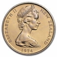thumbnail image 2 of 1967-1985 New Zealand Copper-Nickel 20 Cents Elizabeth II/Kiwi BU, 2 of 2