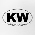 thumbnail image 2 of CafePress - KW (Key West) - Adjustable Unisex Printed Trucker Hat with Mesh Back, 2 of 10