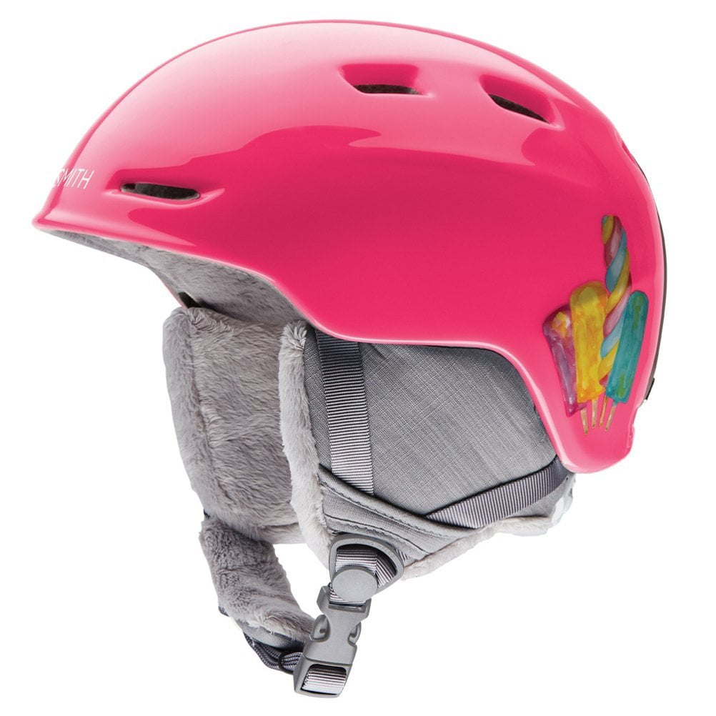 Smith Optics Zoom Jr Ski Snow Helmet (Pink Popsicles Youth Medium) by Smith Optics