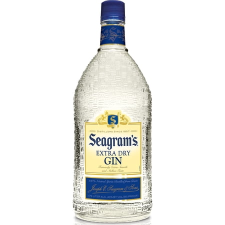 Seagram's Extra Dry Gin 1.75 L Bottle, 40% ABV
