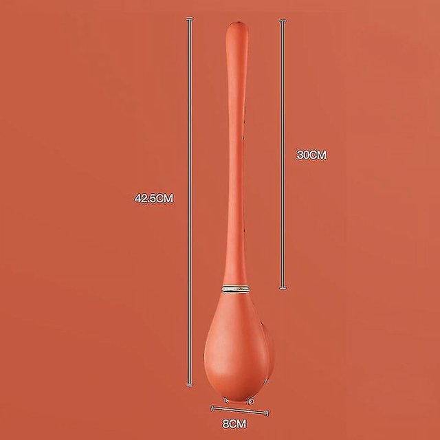 Juego de cepillo y soporte de silicona para inodoro Cepillo de limpieza para inodoro montado en la pared