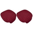 thumbnail image 2 of 2 PCS Car Seat Cushion Pad 1.2" Thick Comfort Seat Protector for Car Driver Seat Office Chair Home Use Memory Foam Seat Cushion with Non Slip Bottom, 20" x 18.5", Red, 2 of 5
