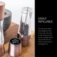 thumbnail image 5 of Cole & Mason Copper Derwent 2 Piece Salt and Pepper Mill Grinder Set, Copper with Refill Top, 5 of 7